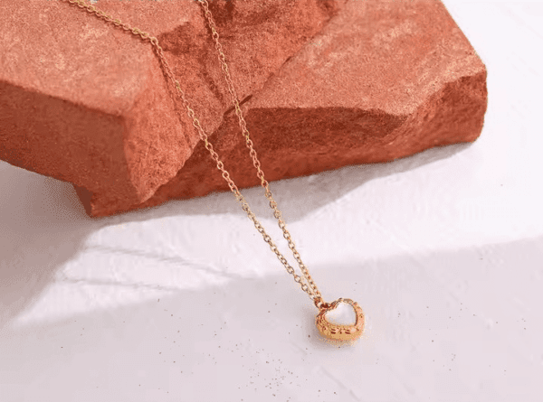 Pearl Heart Necklace - Image 6