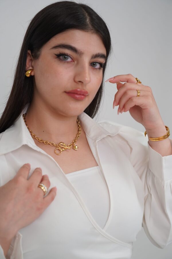 Open Heart Necklace - Image 4