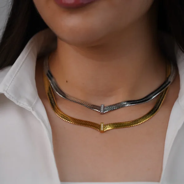 Snake Skin Necklace