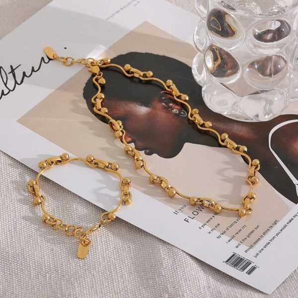 Playful Chain Necklace - Image 5