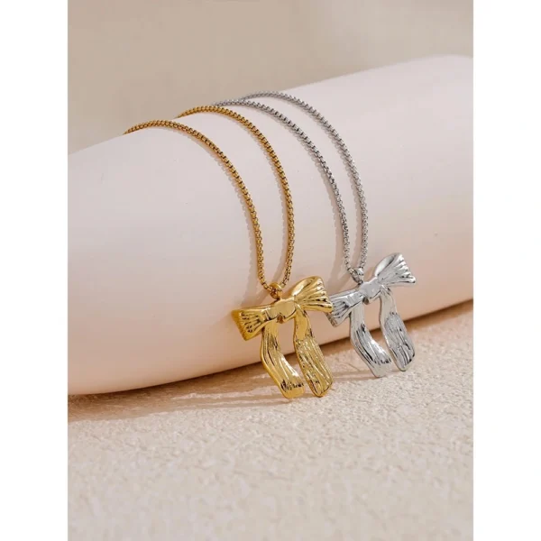 Metropolis Bow Necklace - Image 3