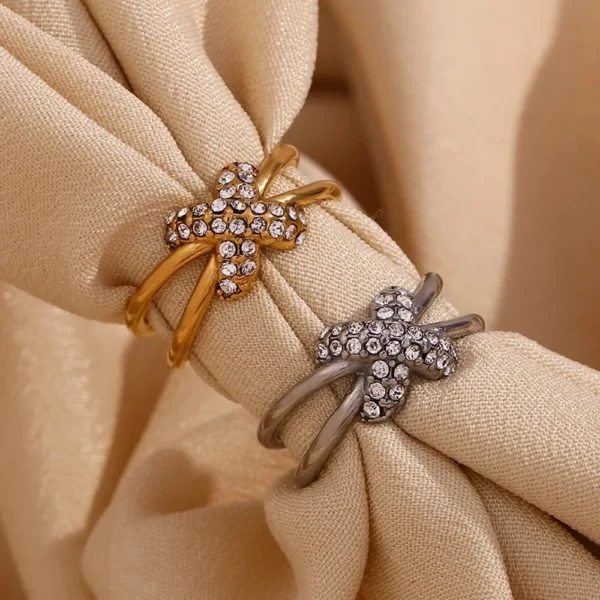 Dainty X Ring - Image 2