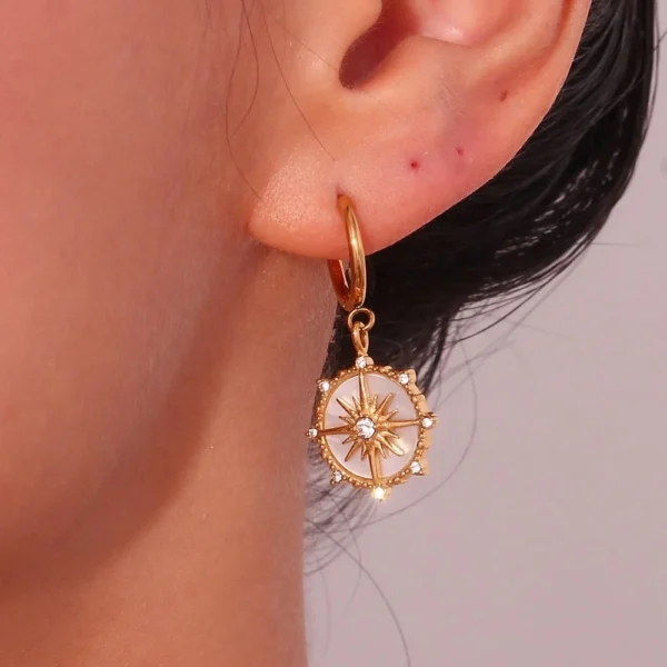 Sunshine Loop Earrings - Image 2