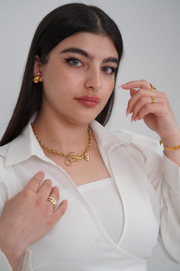 Open Heart Necklace - Image 2