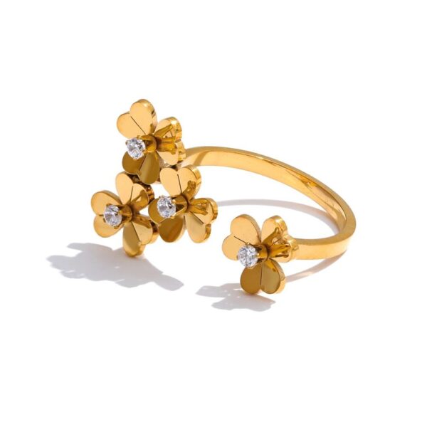 Floral Cluster Ring
