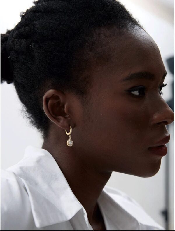 Teardrop Elegance Earrings - Image 2