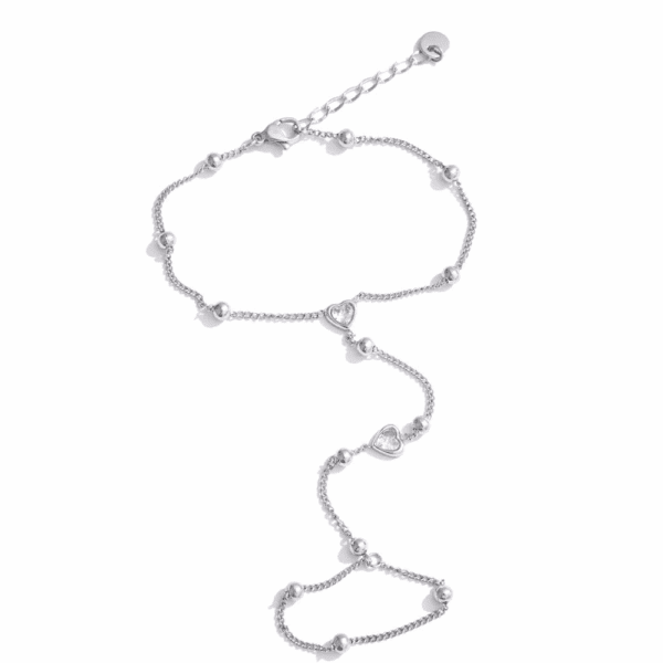 Double Heart Hand Chain - Image 4