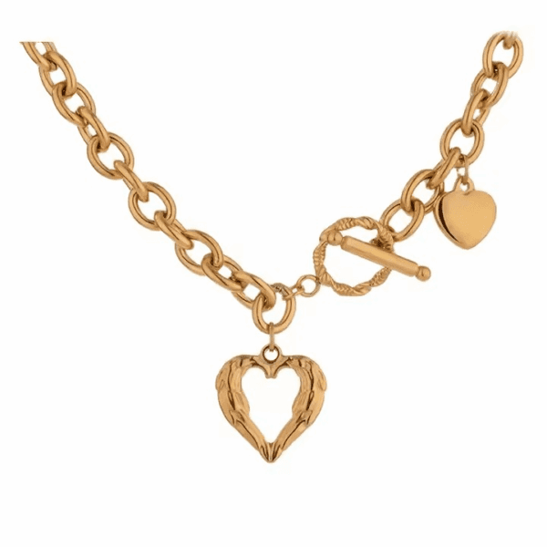 Open Heart Necklace