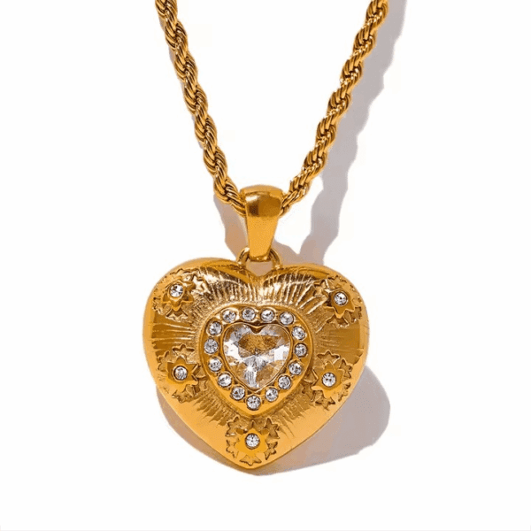 Vintage Heart Necklace