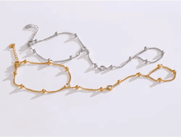 Double Heart Hand Chain - Image 5