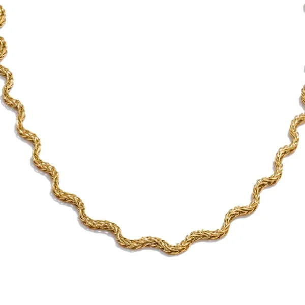 Golden Wave Chain Set