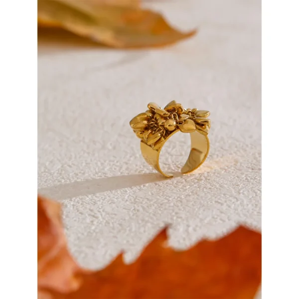 Gilded Bloom Ring - Image 4