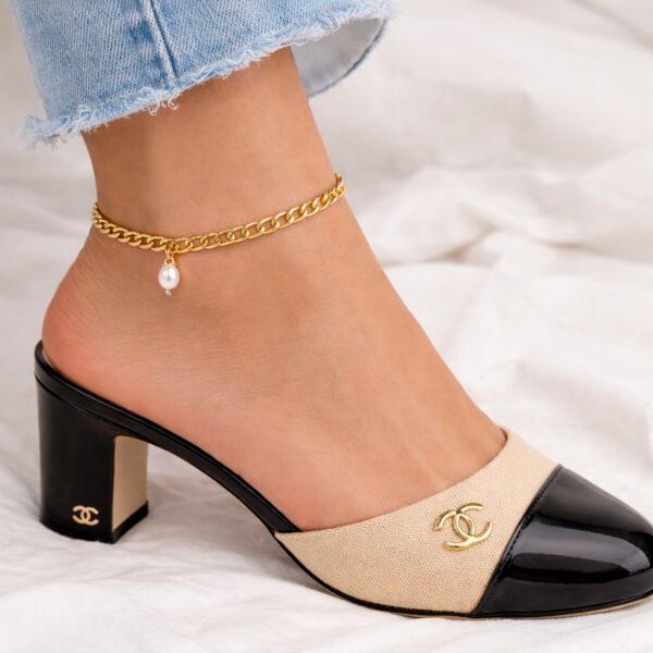 Golden Pearl Anklet